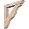 Ekena Millwork Funston Traditional Smooth Bracket w/ Offset Brace, Douglas Fir, 7 1/2"W x 48"D x 48"H BKT0806X48X48FST01SDF - alternate 1